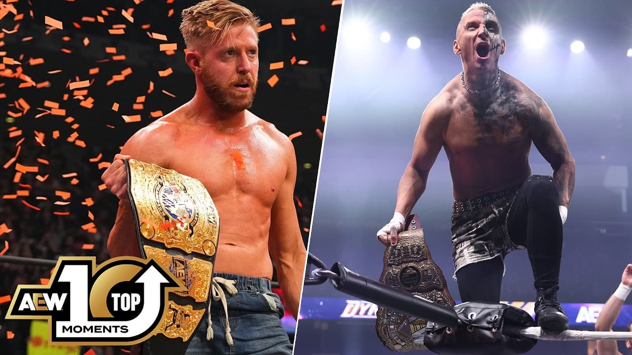 Top 10 AEW Dynamite Title Wins | AEW Top 10