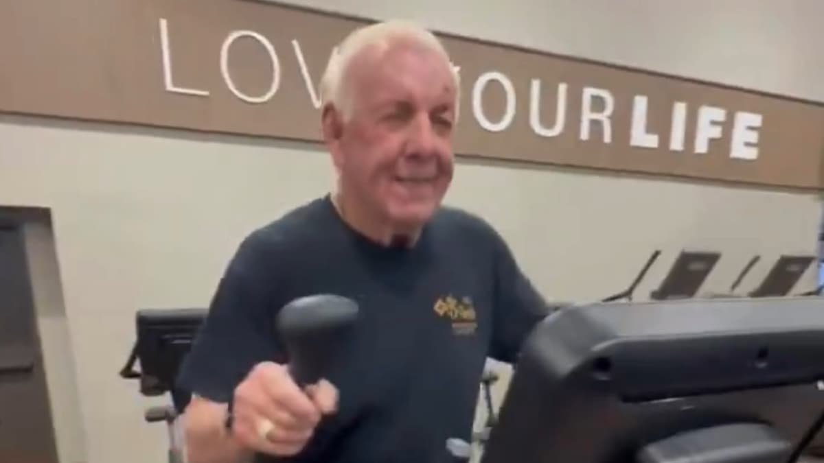 Ric Flair Shows Fighting Spirit with Gym Return After Skin Cancer Battle