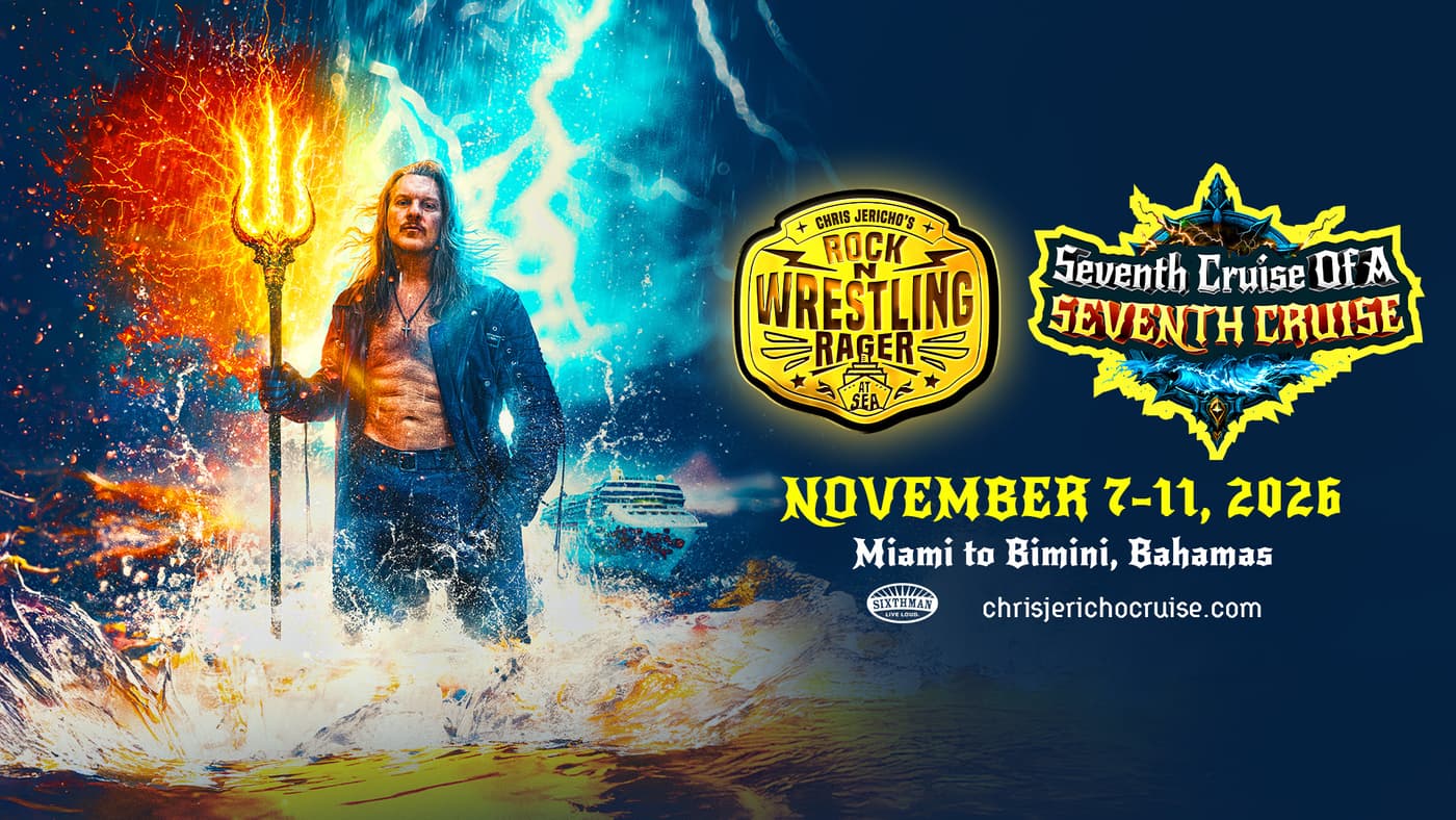 Chris Jericho's 7th Rock 'N' Wrestling Rager at Sea Cruise Announces 2026 Lineup With Jeff Hardy, Saraya & The Great Muta