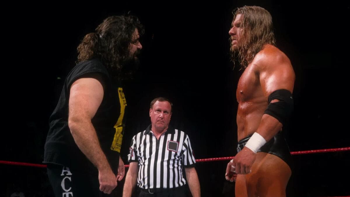 Mick Foley Reveals What He Thought Before Taking A Pedigree On Thumbtacks