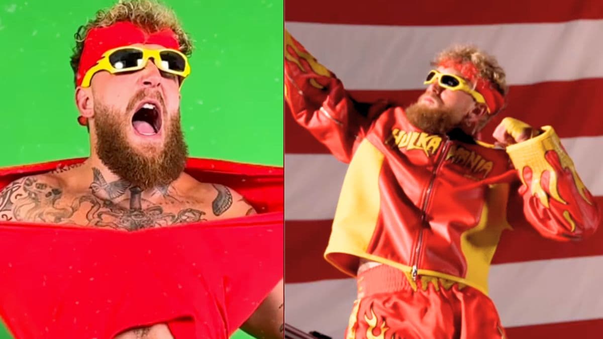 Jake Paul Honors Hulk Hogan With Custom Alligator Skin Ring Outfit