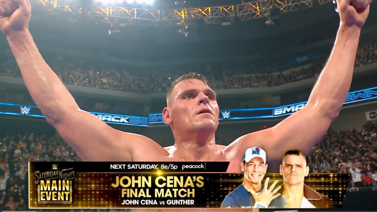 Gunther Issues Open Challenge After Retiring John Cena: "I'm Very Easy to Find"