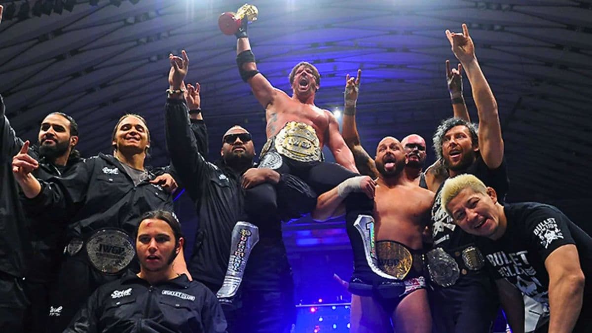 AJ Styles as Bullet Club leader in New Japan Pro-Wrestling