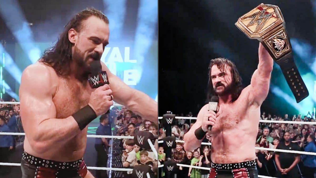 Drew McIntyre’s Emotional Glasgow WWE Title Speech