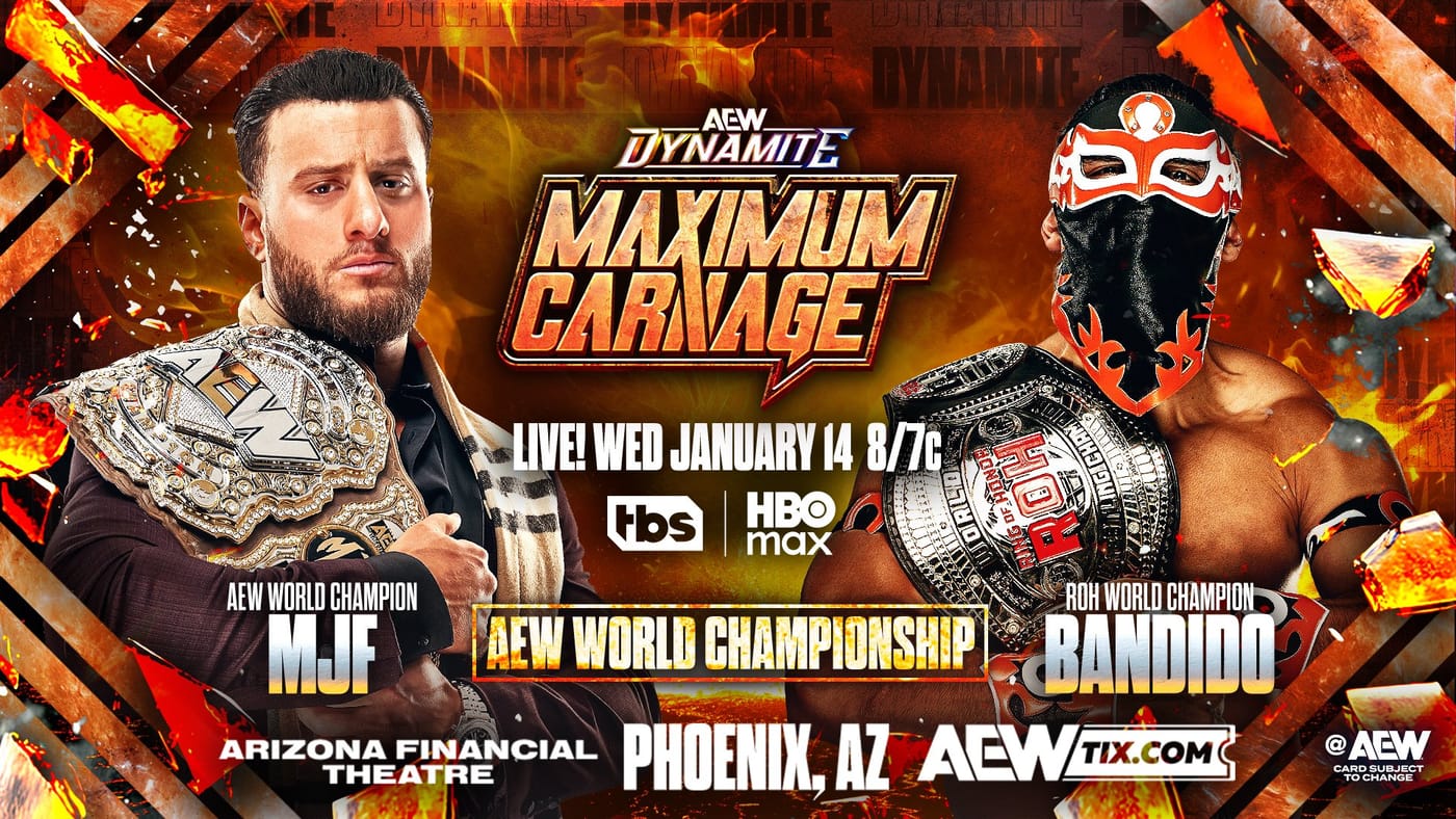 AEW Dynamite: Maximum Carnage Preview (Jan 14): MJF-Bandido, Omega Returns