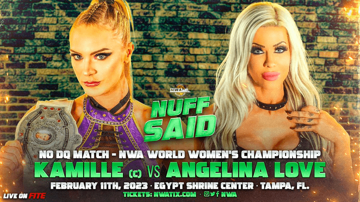 NWA Nuff Said Kamille vs Angelina Love