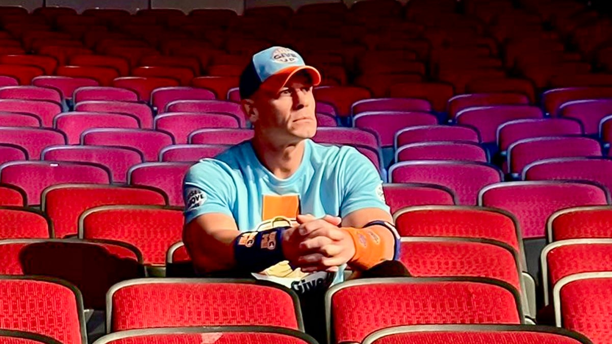 John Cena in the stands