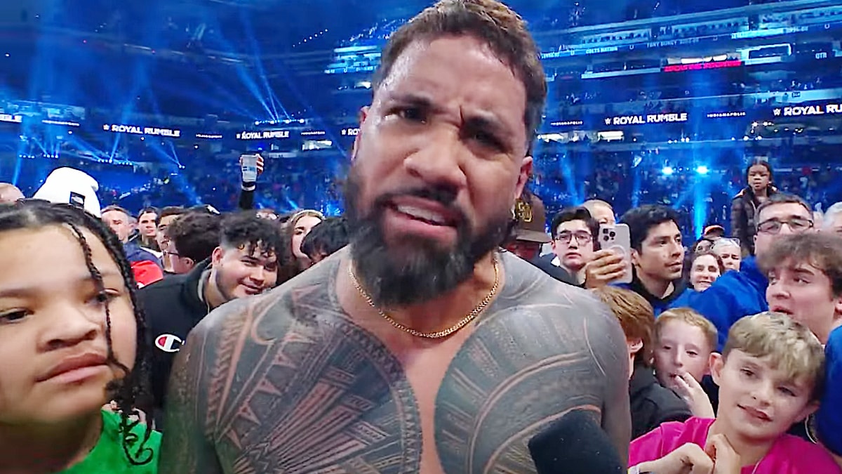 Royal Rumble, Jey Uso Post-Show