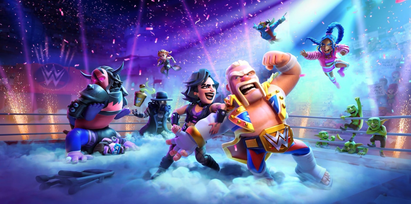 WWE Clash of Clans artwork
