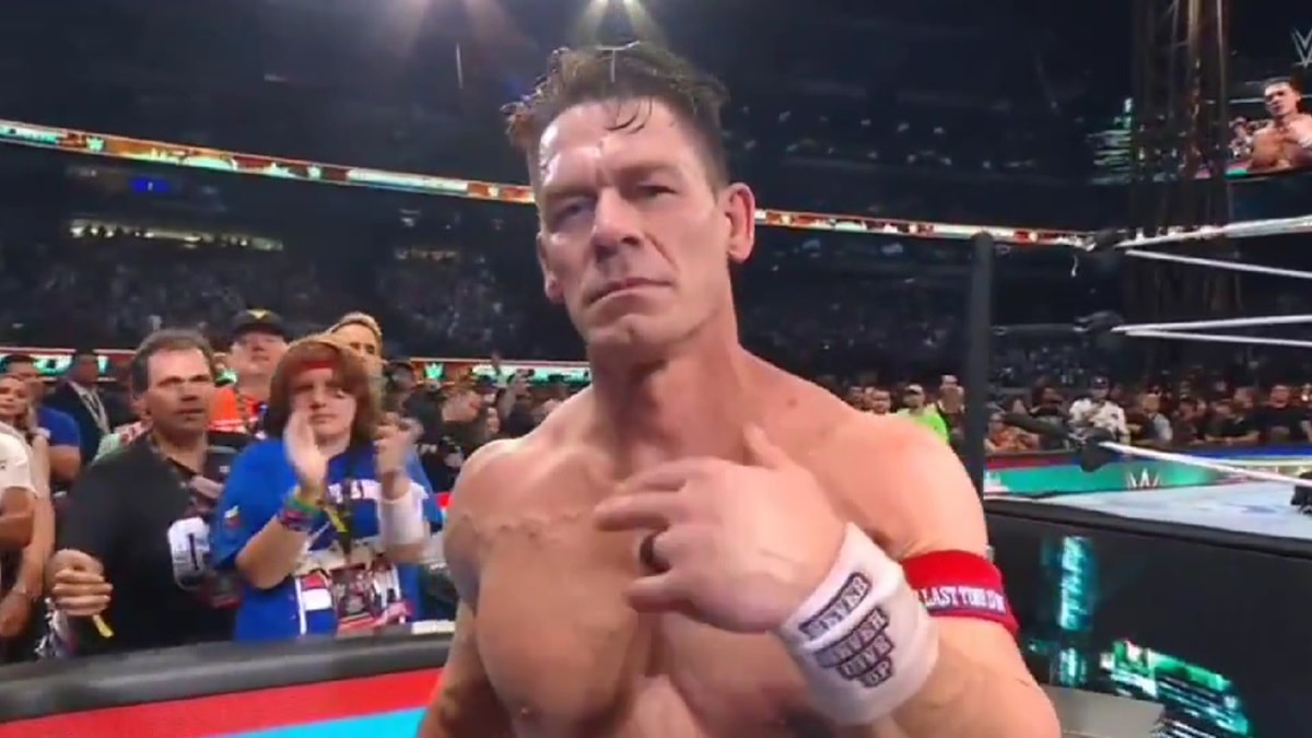 John Cena after SummerSlam. Photo: WWE.com