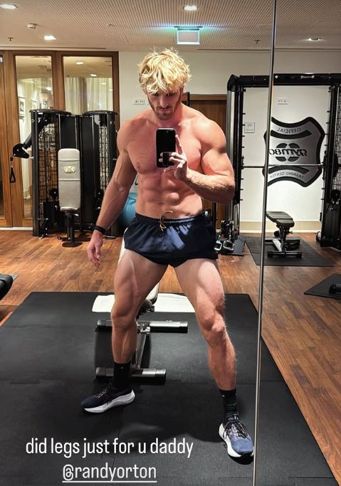 Logan Paul Leg Day