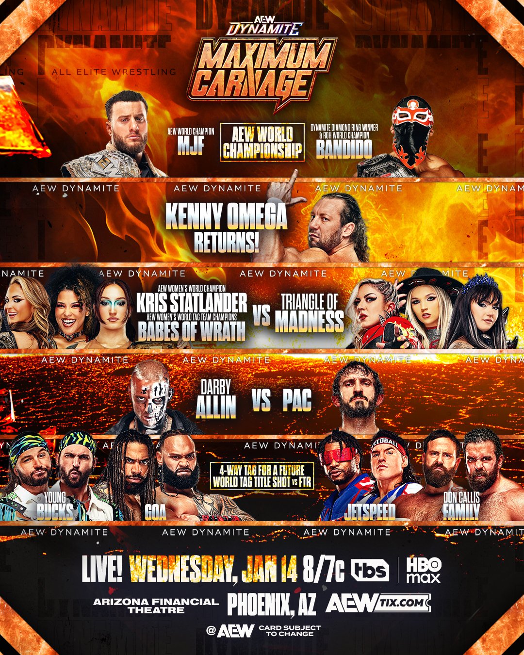 AEW Maximum Carnage Preview Poster