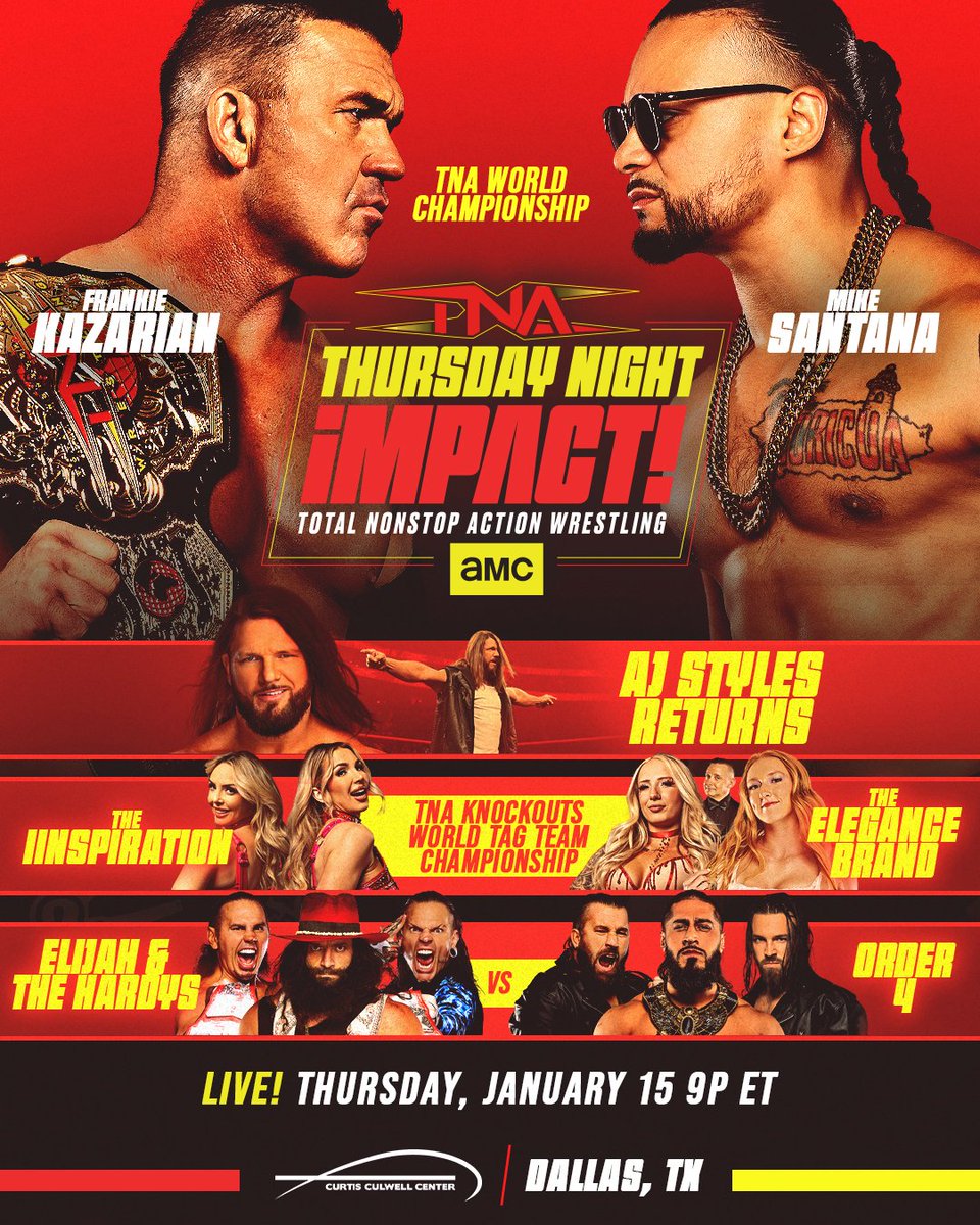 TNA Thursday Night Impact on AMC Poster