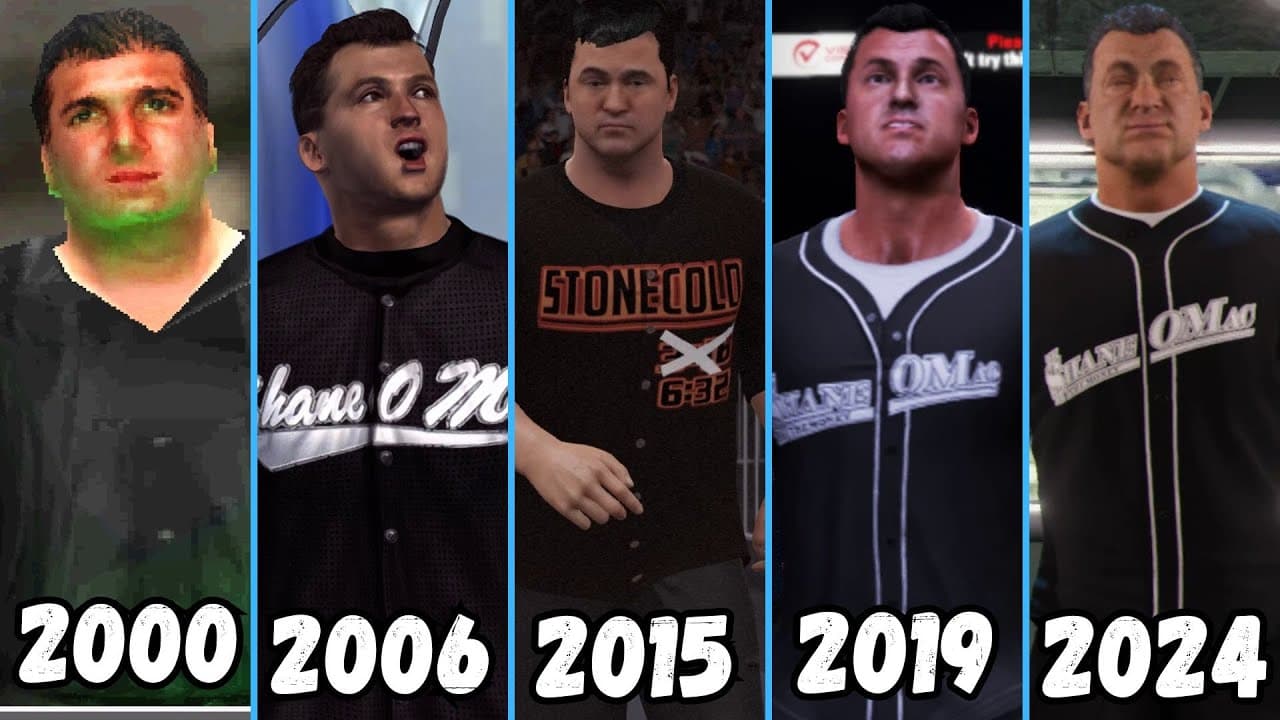 Evolution of Shane Mcmahon Entrance 2000-2024 - WWE Games