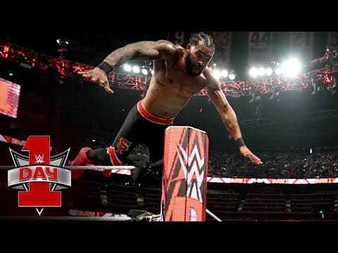 Montez Ford soars over the ring post to take out RK-Bro: WWE Day 1 2022 (WWE Network Exclusive)