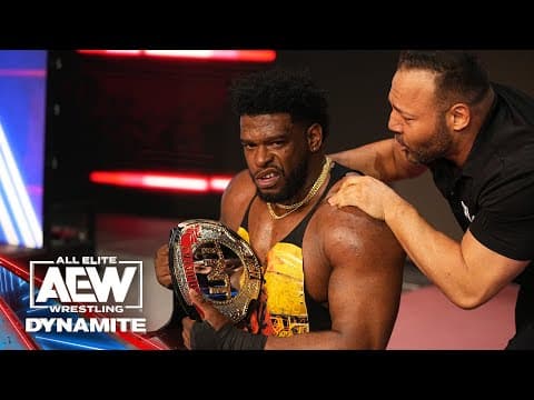 A shocking conclusion between Wardlow & Powerhouse Hobbs for the TNT title | AEW Dynamite, 3/8/23