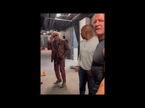 Ric Flair Backstage At AEW