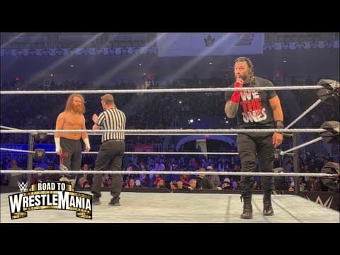 Roman Reigns vs Sami Zayn Undisputed Championship Full Match - WWE Live Event 3/4/24
