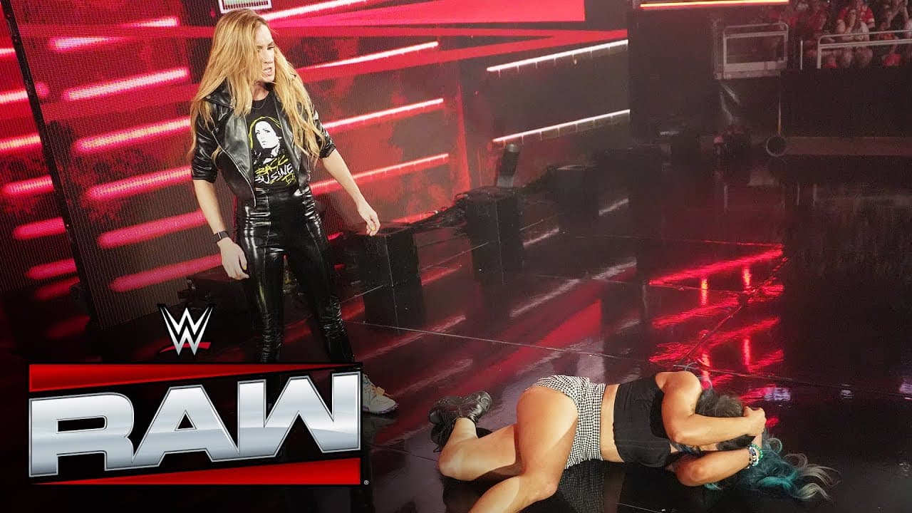 Becky Lynch sneak attacks Lyra Valkyria after Backlash title challenge: Raw, April 28, 2025