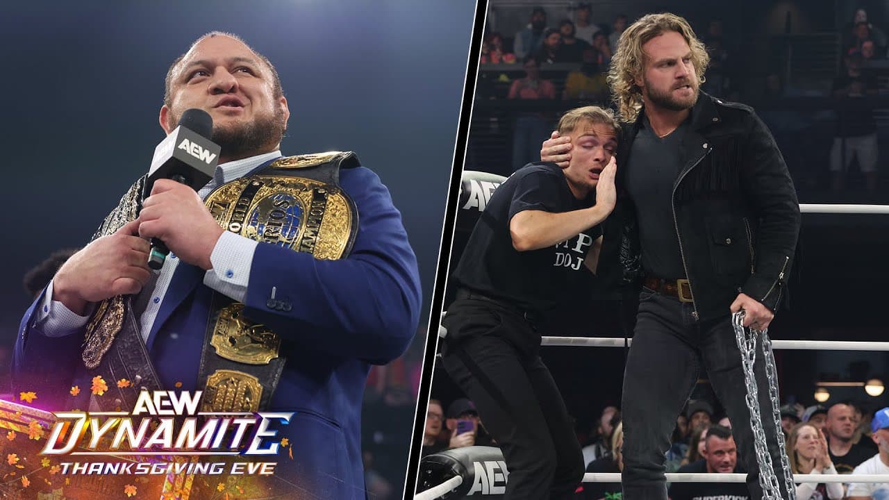 AEW Dynamite HIGHLIGHTS! Page & Strickland RUIN Samoa Joe & The Opps' celebration! | 11/26/25