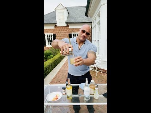Dwayne Johnson Makes The Teremana ‘Orchard Apple Manarita’ Cocktail
