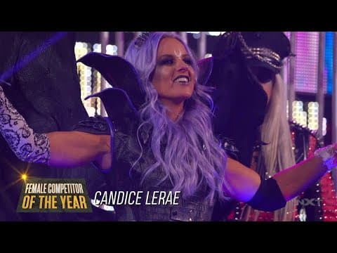 Who will be named NXT Female Competitor of the Year?