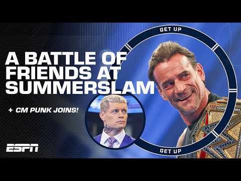 CM Punk says his friendship with Cody Rhodes won't affect their matchup at SummerSlam ? | Get Up