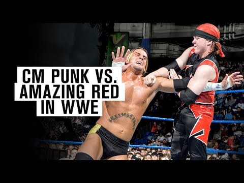 The Amazing Red battles CM Punk in his only WWE match: From the WWE Vault