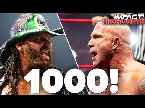 James Storm's 1000th Match Goes OFF THE RAILS! | IMPACT! Highlights Mar 30, 2021