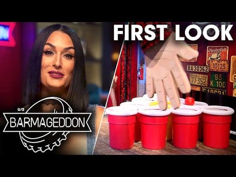 Your First Look at Barmageddon | Celebrity Competition Game Show Hosted By Nikki Bella | USA Network