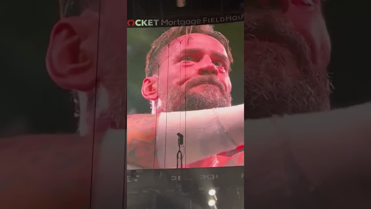 Sami Zayn taken out on strecher following RAW #wwe #cmpunk #wweraw