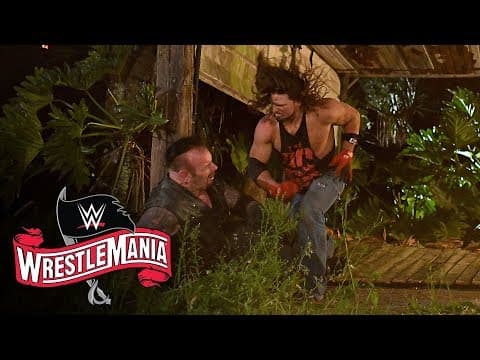 AJ Styles throws The Undertaker through graveyard fence: WrestleMania 36 (WWE Network Exclusive)