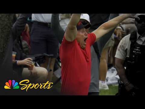 The Miz absolutely LOSES IT after hole out at American Century Championship | ACC | NBC Sports