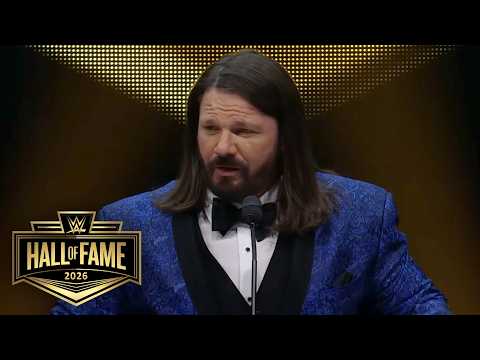 AJ Styles reflects on a Phenomenal career: WWE Hall of Fame 2026 highlights