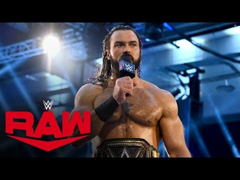 Drew McIntyre responds to Randy Orton: Raw, July 27, 2020