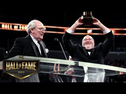 The late Tim White's brothers accept his Warrior Award: WWE Hall of Fame 2023