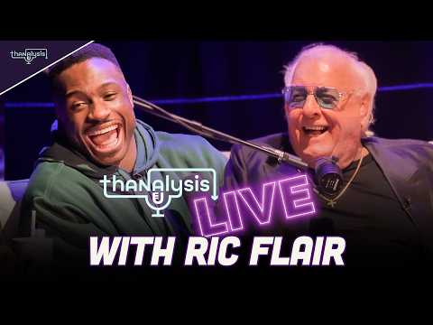 WOOOO! Ric Flair and Thanasis Antetokounmpo with some UNFORGETTABLE MOMENTS LIVE on-stage!