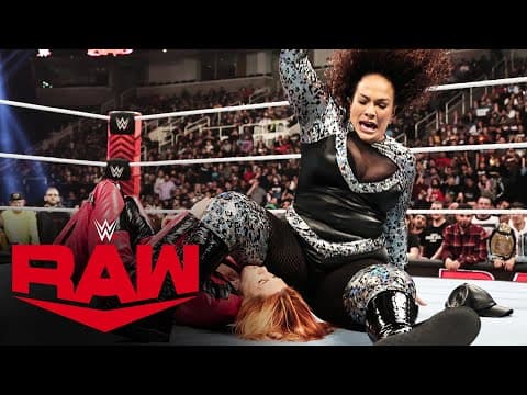 Nia Jax hits a sneak attack on Becky Lynch: Raw highlights, Feb. 26, 2024