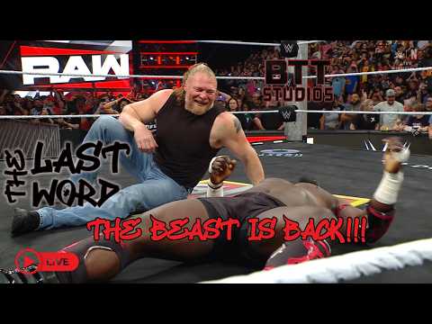 The Beast is back!! | The Last Word | Behind The Turnbuckle | May 18 #wwe #prowrestling #review