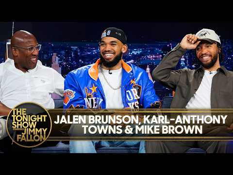 Jalen Brunson, Karl-Anthony Towns & Mike Brown Celebrate NBA Finals Victory, React to Superstitions