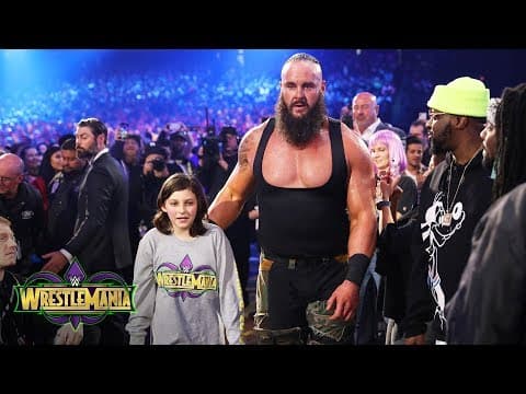 Young WWE fan Nicholas teams with Braun Strowman against The Bar: WrestleMania 34 (WWE Network)