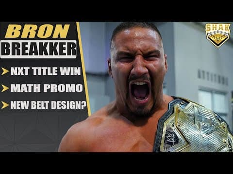 Bron Breakker on NXT Title Win, Rick Steiner, Scott Steiner Math, Tomasso Ciampa, Roman Reigns, more