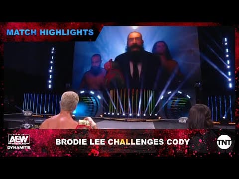Brodie Lee Challenges for the TNT Championship