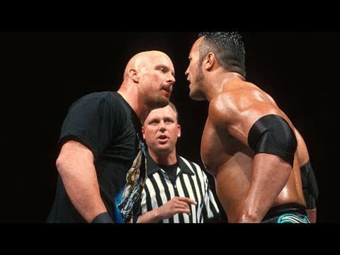 "Stone Cold" Steve Austin & The Rock's championship clash at WrestleMania XV
