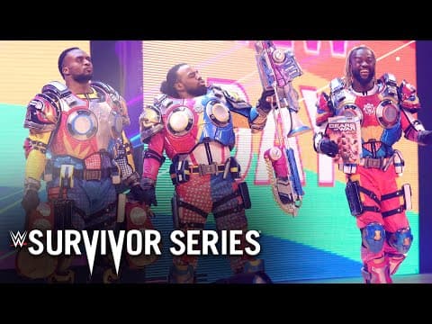 The New Day rock custom Gears of War armor: Survivor Series 2020 (WWE Network Exclusive)