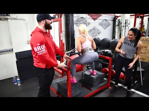 TRAINING WITH WWE SUPERSTARS MANDY ROSE & SONYA DEVILLE