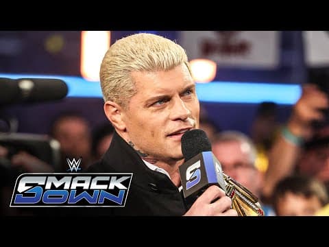 Cody Rhodes wants Kevin Owens in a Ladder Match at Royal Rumble: SmackDown highlights, Dec. 27, 2024