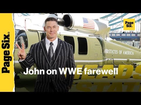 John Cena on WWE Farewell storyline
