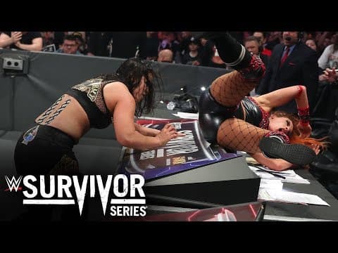 Shayna Baszler delivers unforgiving assault to Becky Lynch: Survivor Series 2019 (WWE Network)