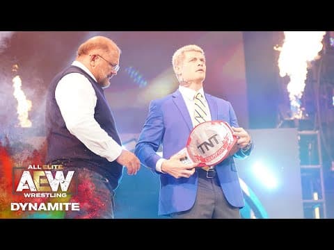 WHAT DOES THE TNT CHAMPIONSHIP MEAN TO CODY? | AEW DYNAMITE 5/27/20, JACKSONVILLE, FL